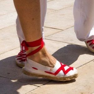 Red Couso Main Tie Up Espadrilles